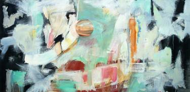 Original Abstract Expressionism Abstract Paintings by Kathe Madrigal