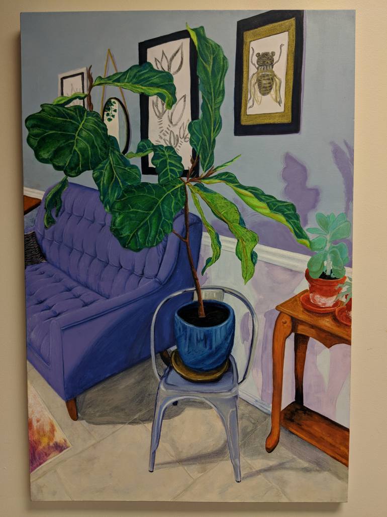 Original Expressionism Botanic Painting by Allison Currie