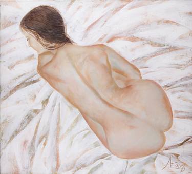 Original Figurative Nude Paintings by Ekaterina Abramova