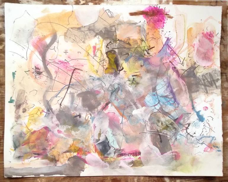 Original Abstract Drawing by Ellen Honich