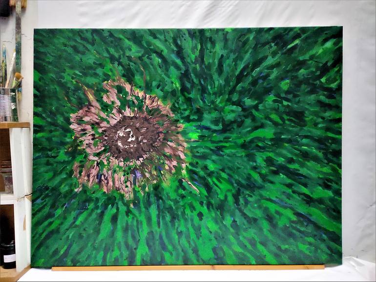 Original Abstract Expressionism Abstract Painting by Joan Parramon