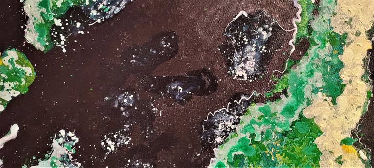Original Abstract Expressionism Abstract Painting by Joan Parramon