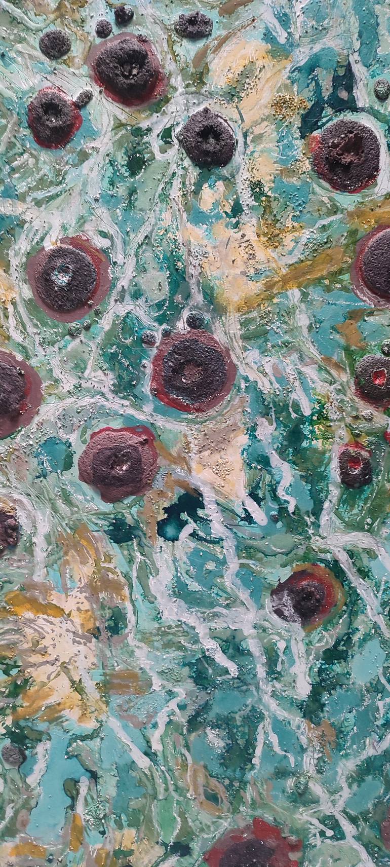 Original Abstract Expressionism Abstract Painting by Joan Parramon