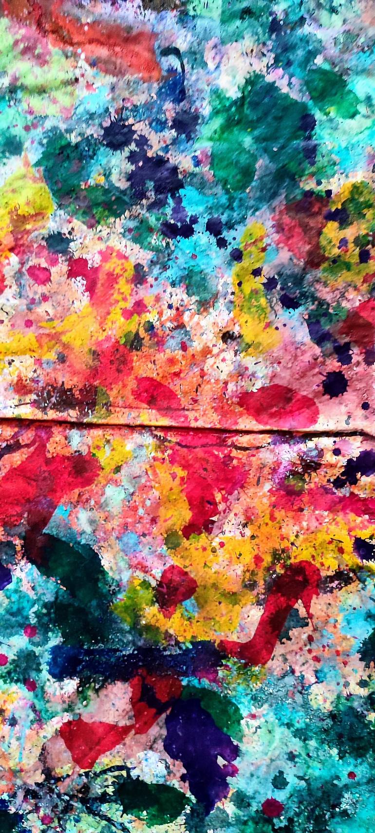 Original Abstract Expressionism Abstract Painting by Joan Parramon