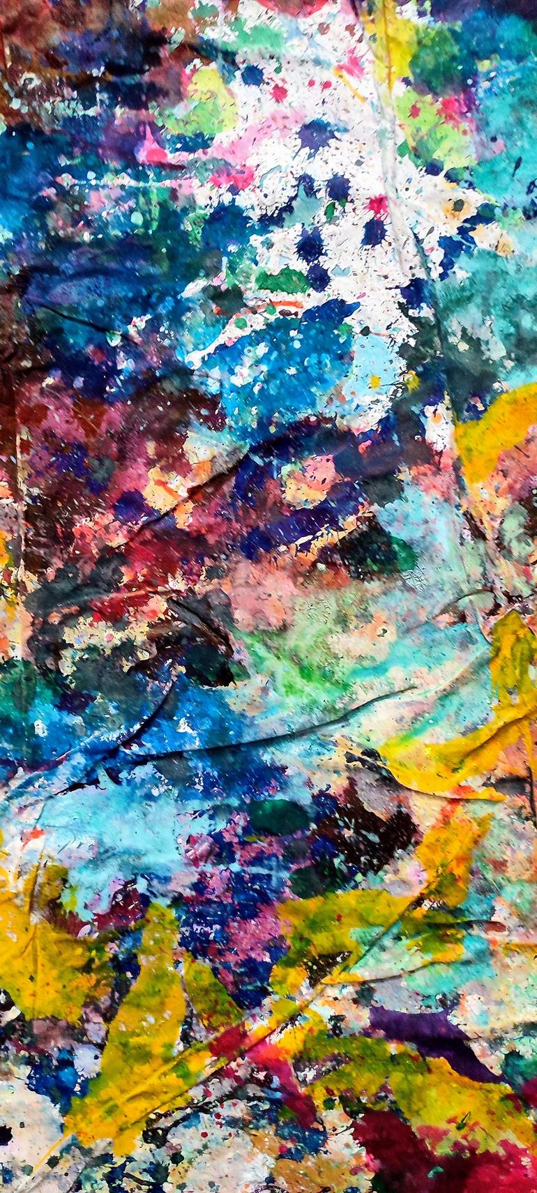 Original Abstract Expressionism Abstract Painting by Joan Parramon