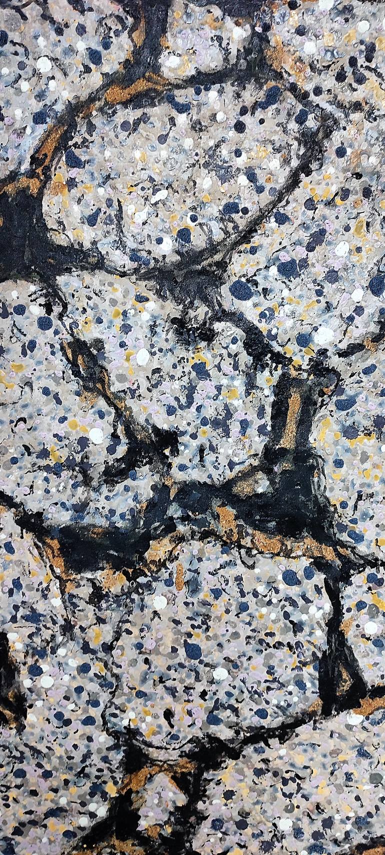 Original Abstract Expressionism Abstract Painting by Joan Parramon