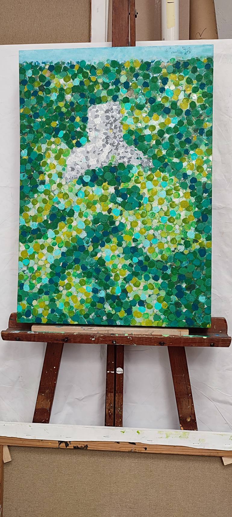 Original Abstract Expressionism Abstract Painting by Joan Parramon