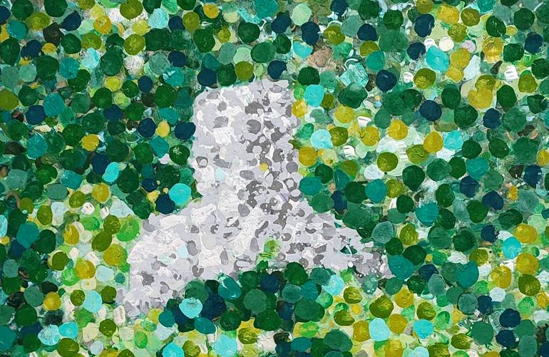 Original Abstract Expressionism Abstract Painting by Joan Parramon