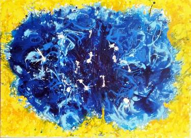 Original Abstract Expressionism Abstract Paintings by Joan Parramon