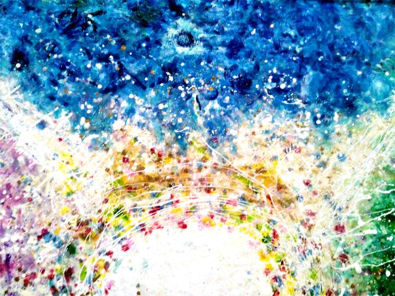 Original Abstract Expressionism Abstract Painting by Joan Parramon