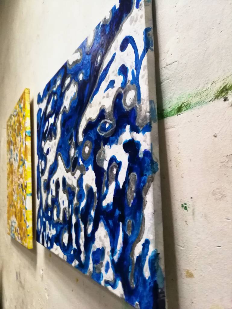 Original Abstract Expressionism Abstract Painting by Joan Parramon