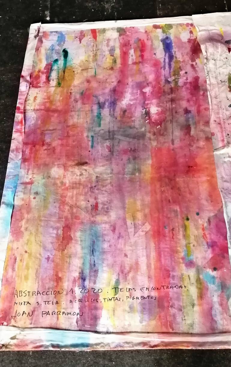Original Abstract Expressionism Abstract Painting by Joan Parramon