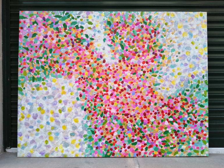 Original Abstract Expressionism Abstract Painting by Joan Parramon