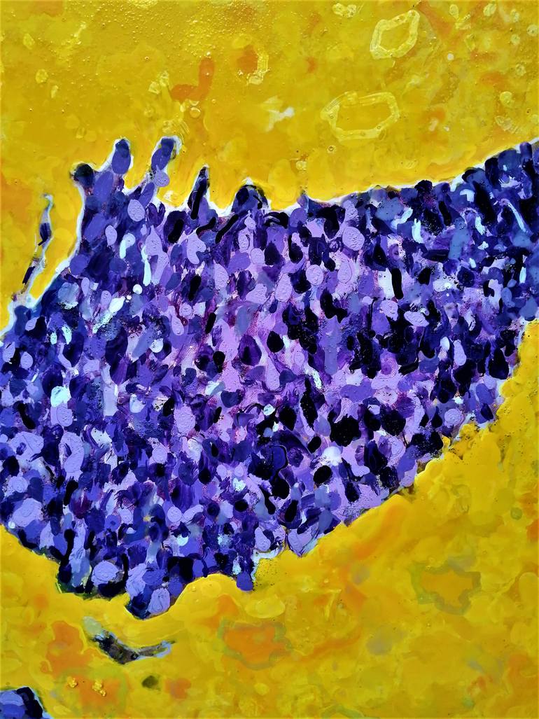 Original Abstract Expressionism Abstract Painting by Joan Parramon