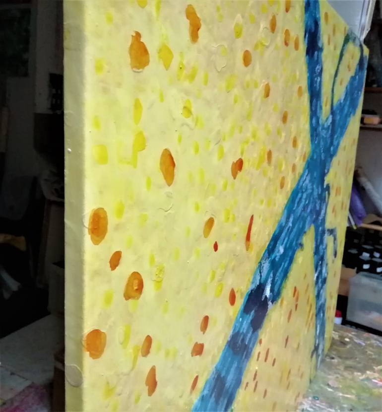 Original Abstract Expressionism Abstract Painting by Joan Parramon