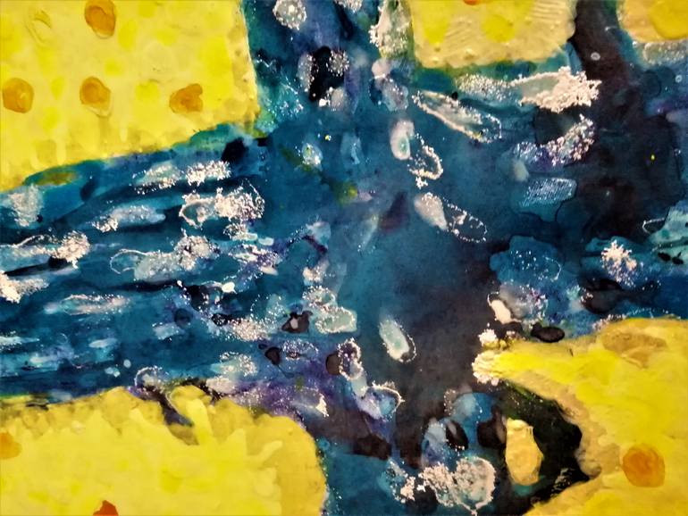 Original Abstract Expressionism Abstract Painting by Joan Parramon