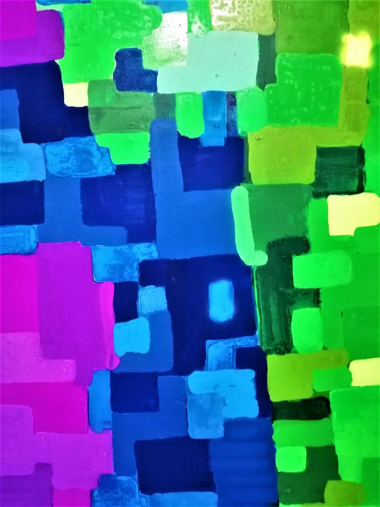 Original Abstract Expressionism Abstract Painting by Joan Parramon