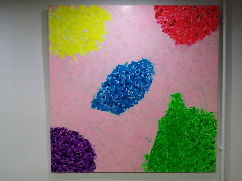 Original Abstract Expressionism Abstract Painting by Joan Parramon