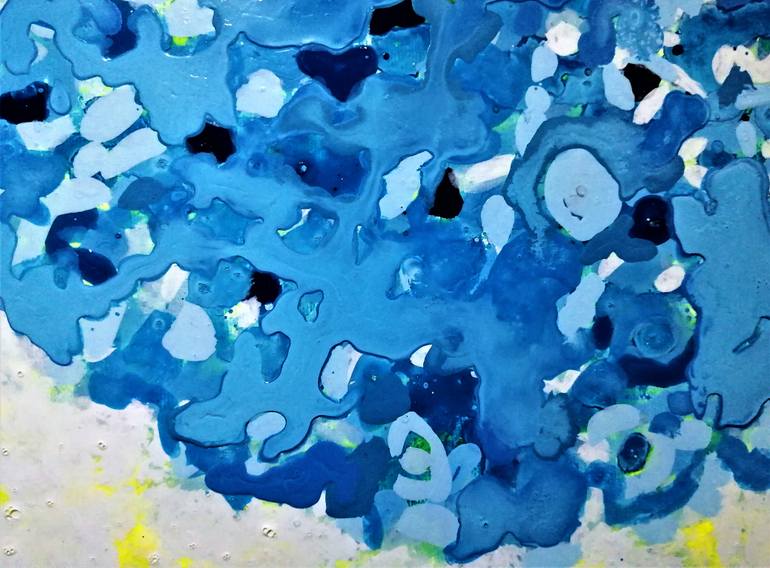 Original Abstract Expressionism Abstract Painting by Joan Parramon