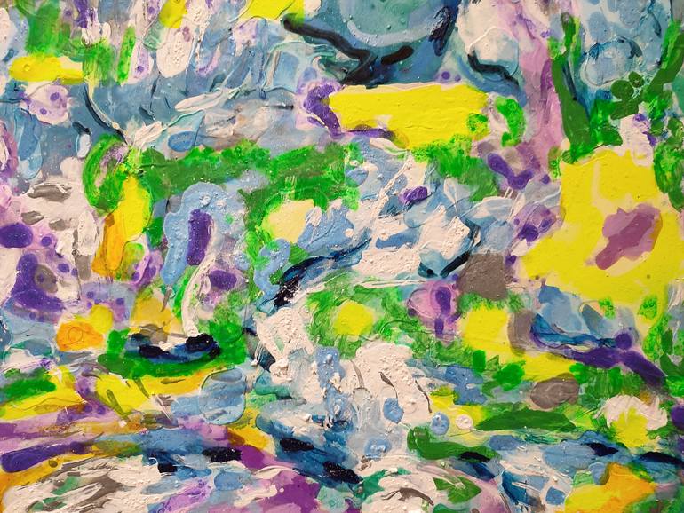 Original Abstract Expressionism Abstract Painting by Joan Parramon