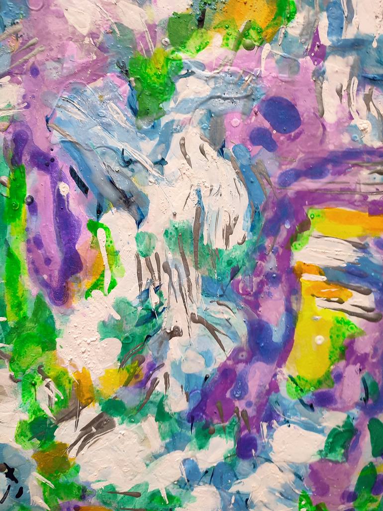 Original Abstract Expressionism Abstract Painting by Joan Parramon