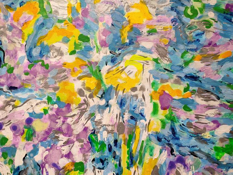 Original Abstract Expressionism Abstract Painting by Joan Parramon