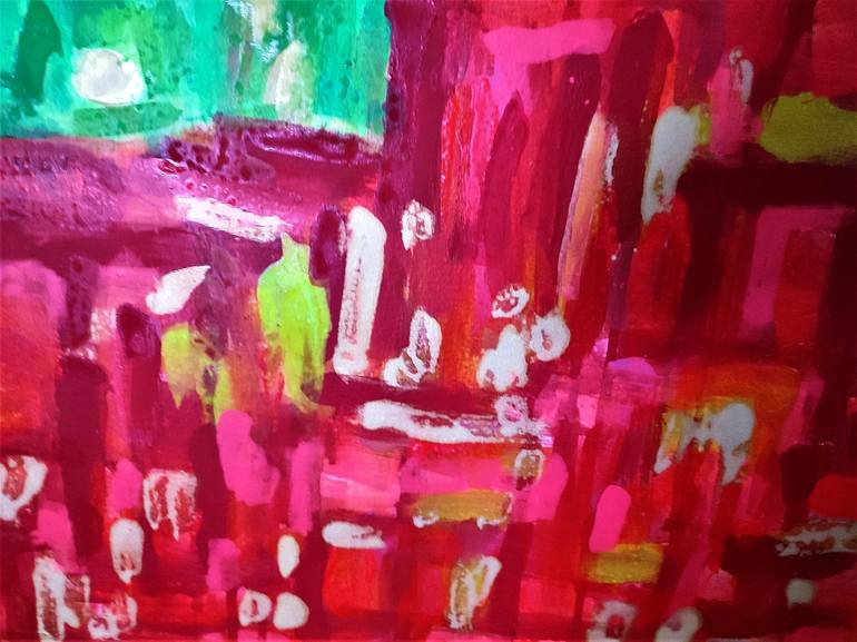 Original Abstract Expressionism Abstract Painting by Joan Parramon