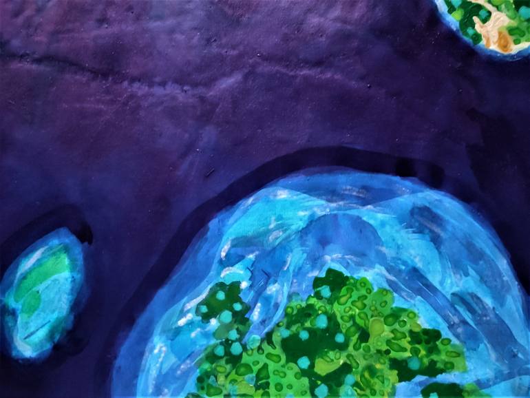 Original Abstract Expressionism Abstract Painting by Joan Parramon