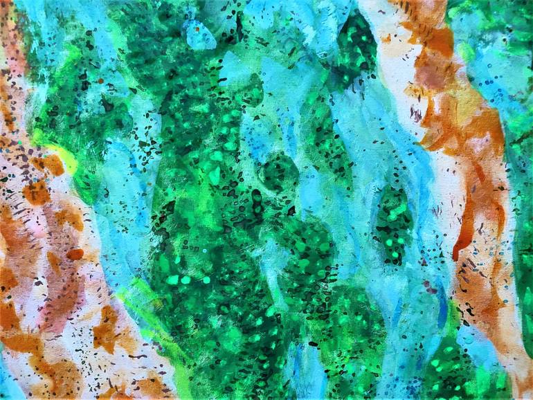 Original Abstract Expressionism Abstract Painting by Joan Parramon