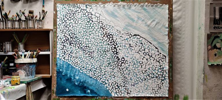 Original Abstract Expressionism Abstract Painting by Joan Parramon