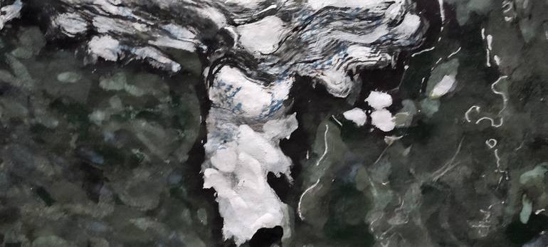 Original Abstract Expressionism Abstract Painting by Joan Parramon