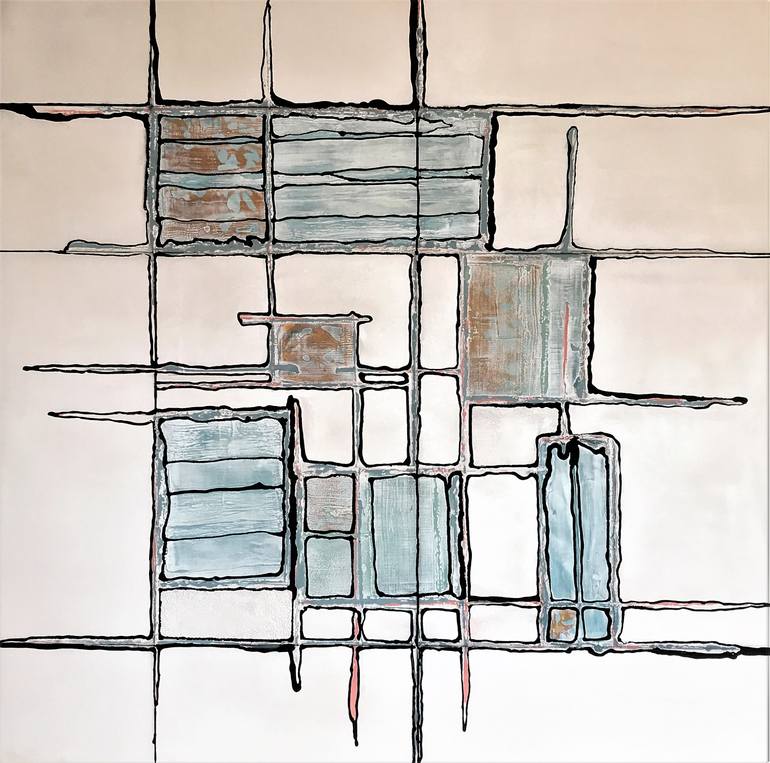 Original Expressionism Abstract Painting by Hector Romero