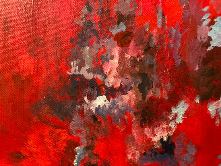 Original Abstract Expressionism Abstract Painting by Manuel Flores