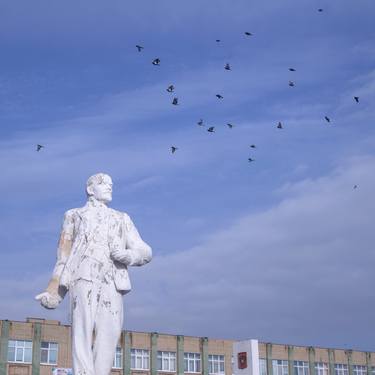 Saatchi Art Artist Artem Korenuk; Photography, “Lenin asks pigeons to lift to Upper World - Limited Edition of 10” #art