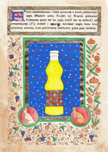 Original Pop Art Food & Drink Paintings by Malwina Jachimczak