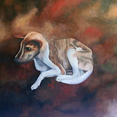 Print of Expressionism Dogs Paintings by Rebeca Calvo