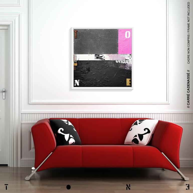 Original Contemporary Geometric Painting by Artist-painter Tone