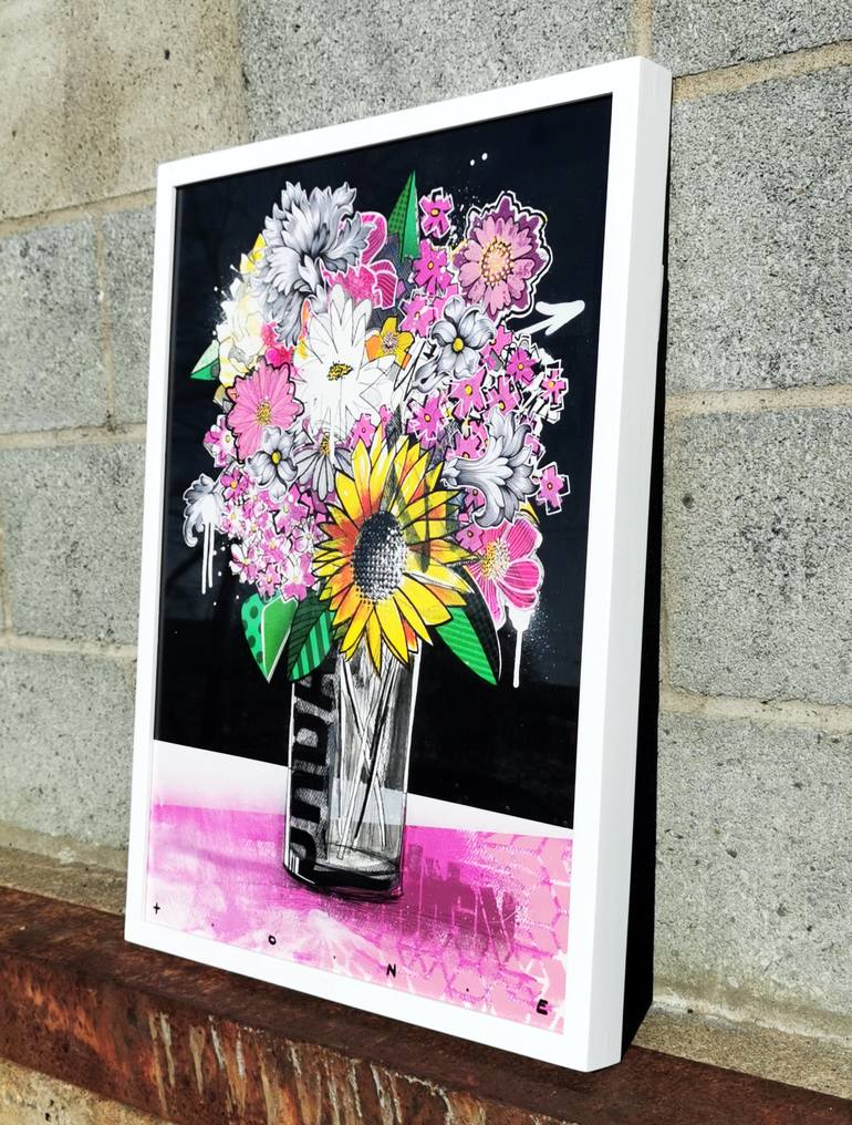 Original Floral Painting by Artist-painter Tone