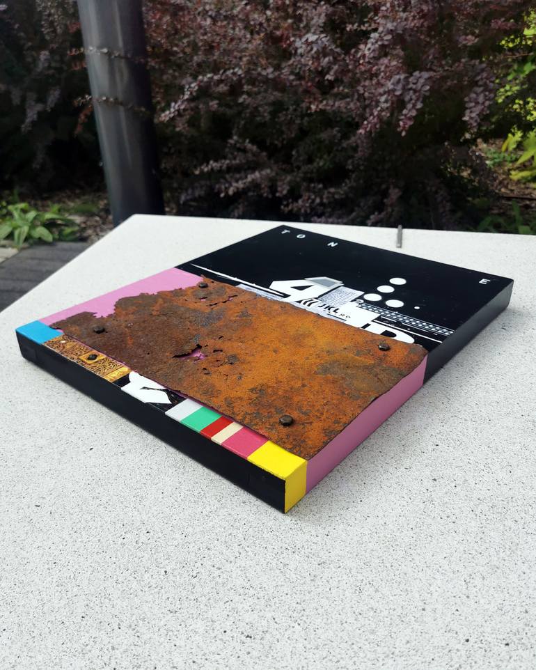 Original Contemporary Typography Painting by Artist-Painter Tone