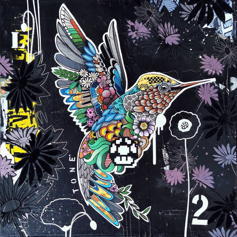 Original Contemporary Animal Paintings by Artist-Painter Tone