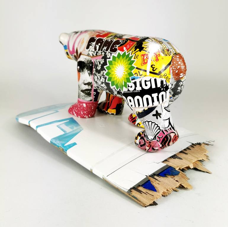 Original Contemporary Animal Sculpture by Artist-Painter Tone