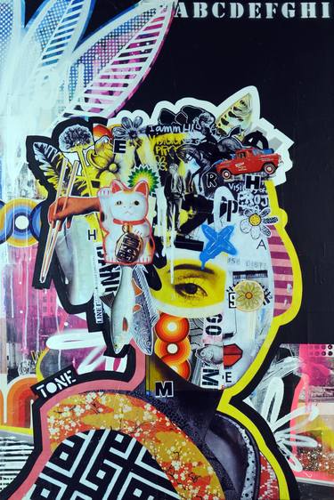 Original Street Art Women Paintings by Artist-Painter Tone