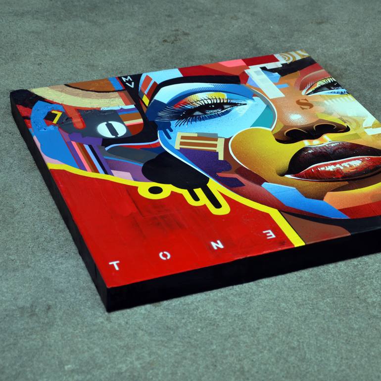 Original Contemporary Women Painting by Artist-Painter Tone