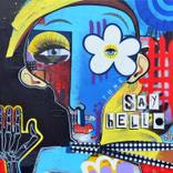 SAY HELLO by Artist-painter Tone