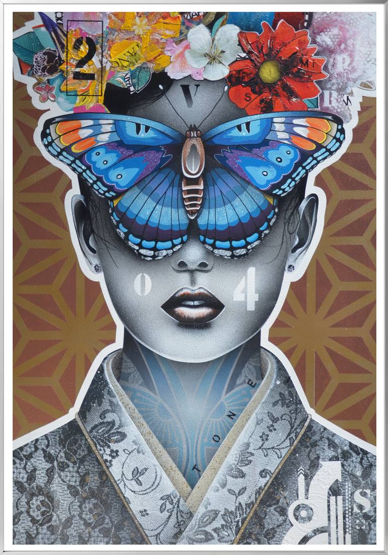 Japanese Woman paintings | Saatchi Art