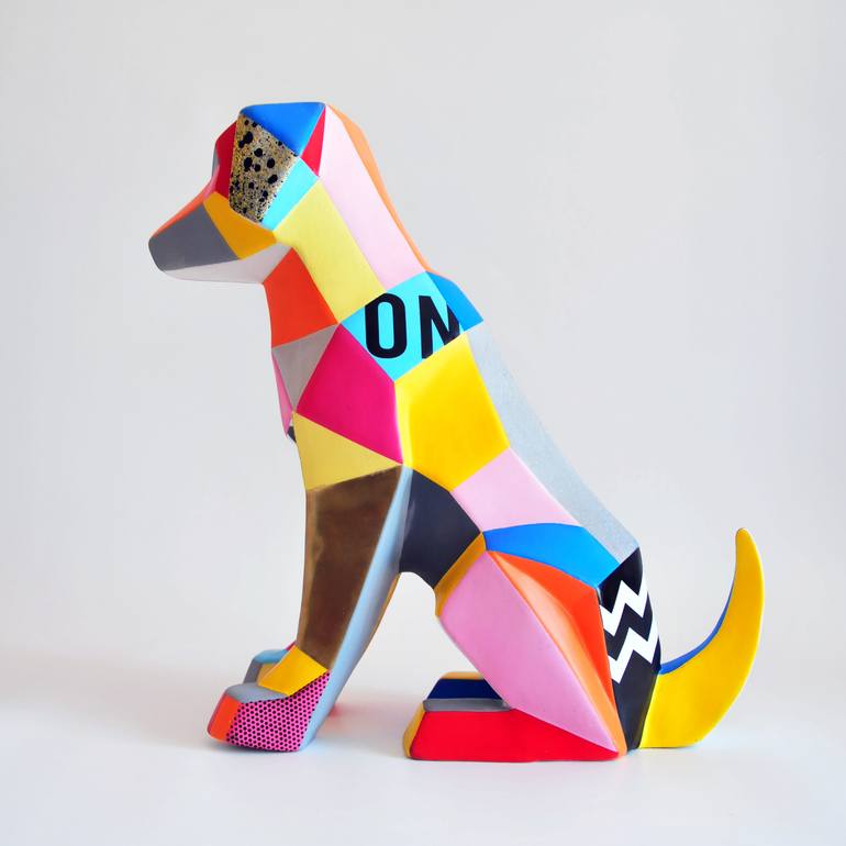 Original Art Deco Animal Sculpture by Artist-painter Tone