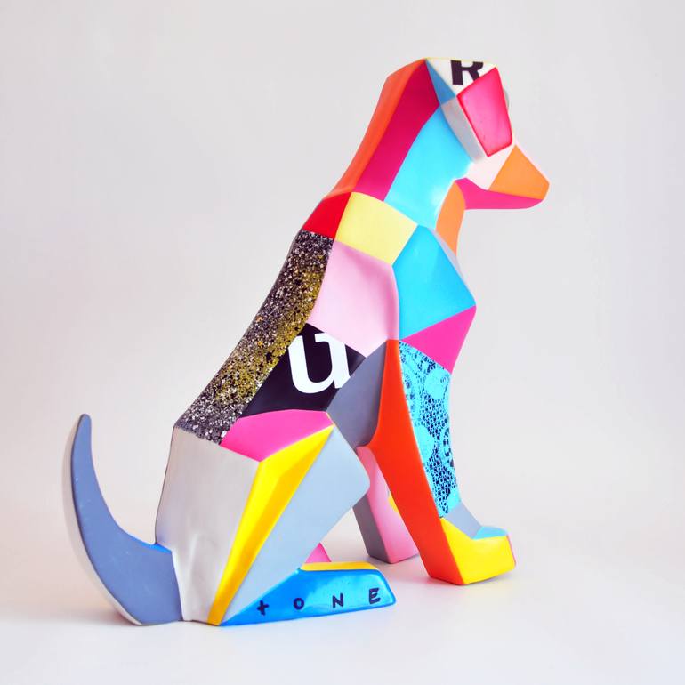 Original Art Deco Animal Sculpture by Artist-painter Tone