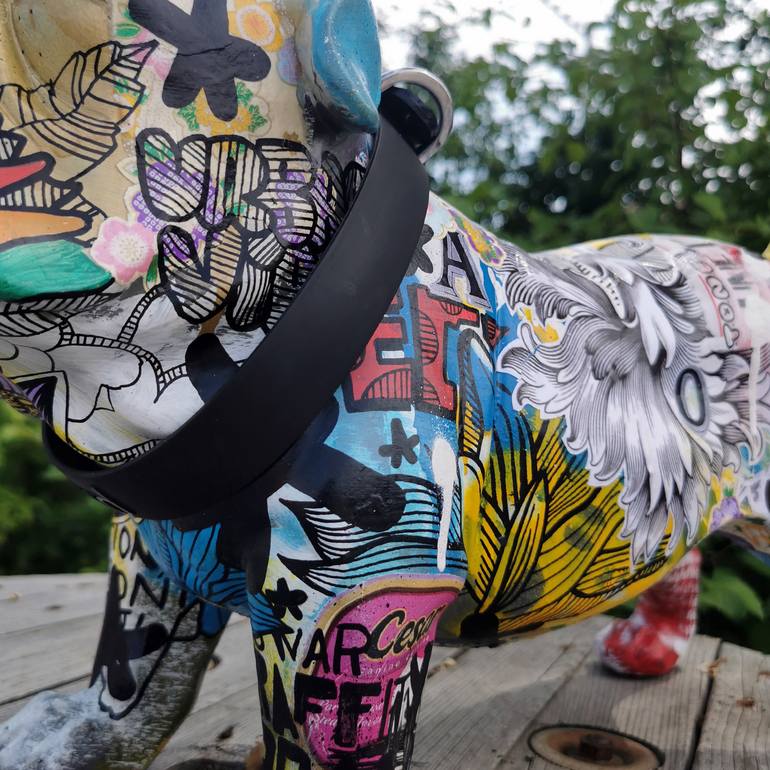 Original Modernism Animal Sculpture by Artist-Painter Tone