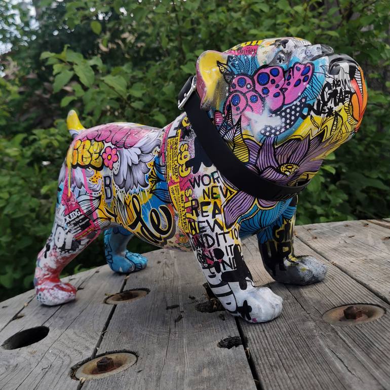 Original Modernism Animal Sculpture by Artist-Painter Tone