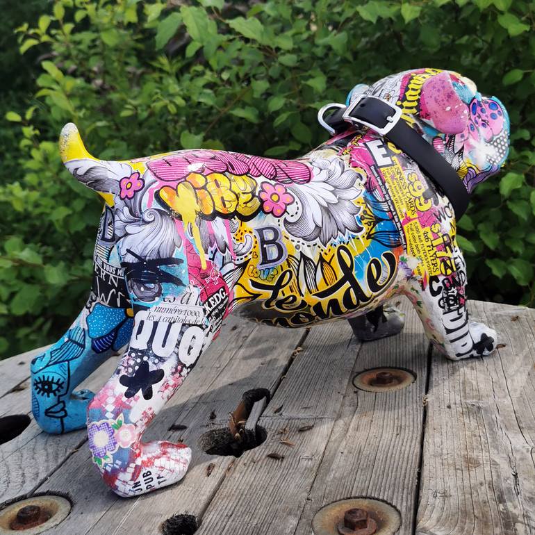 Original Modernism Animal Sculpture by Artist-Painter Tone